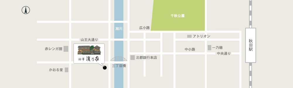 濱乃家周辺MAP